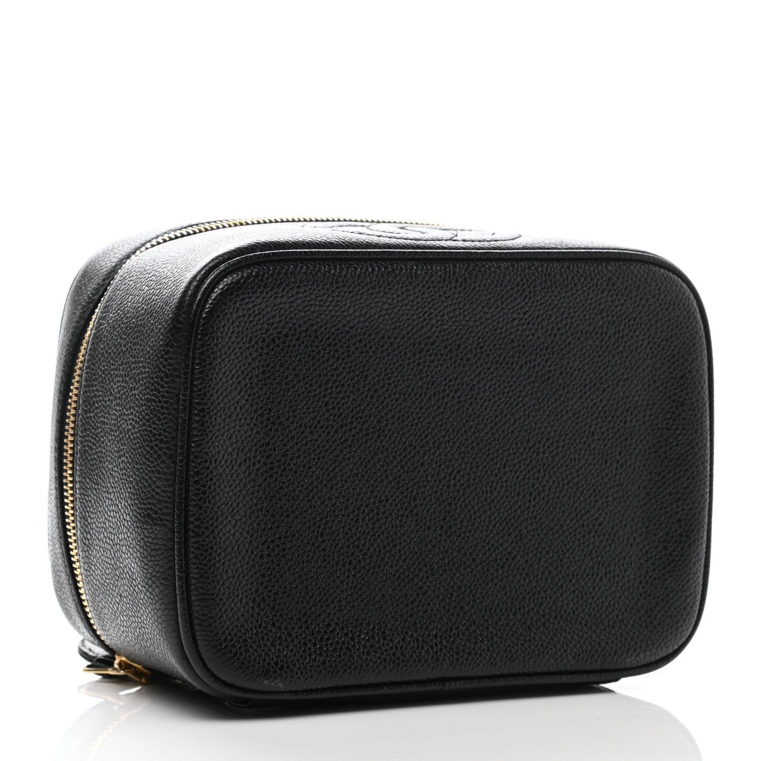 Chanel Caviar CC Vanity Cosmetic Case Black 4 of 7