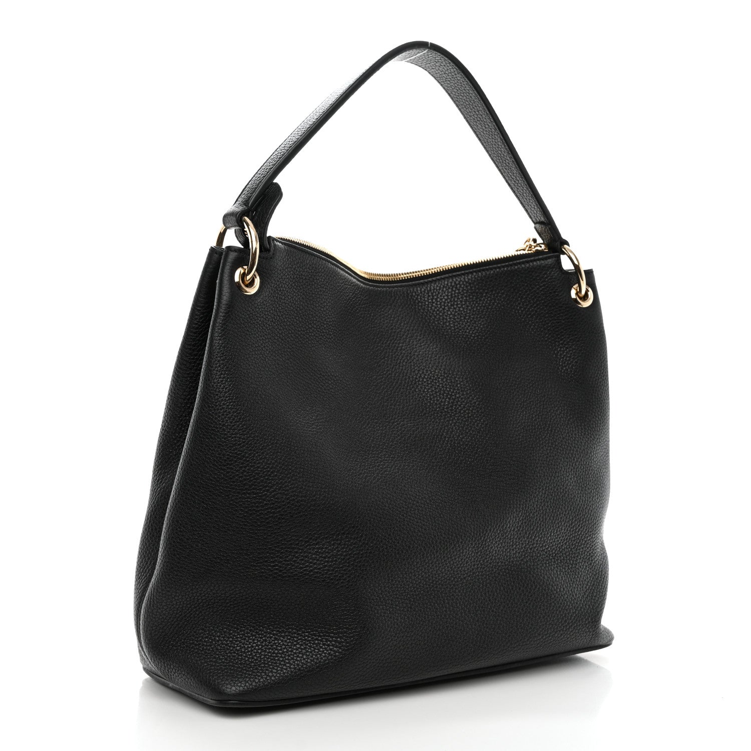 Gucci Pebbled Calfskin Large Soho Hobo Black 3 of 13