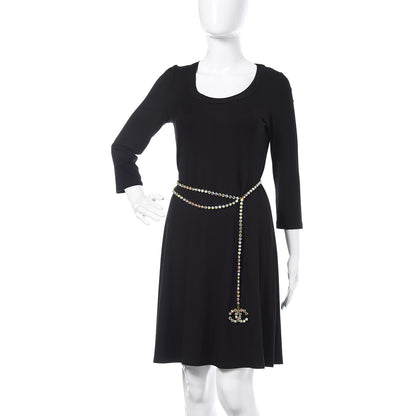 Chanel Crystal CC Chain Belt Gold Multicolor 2 of 5
