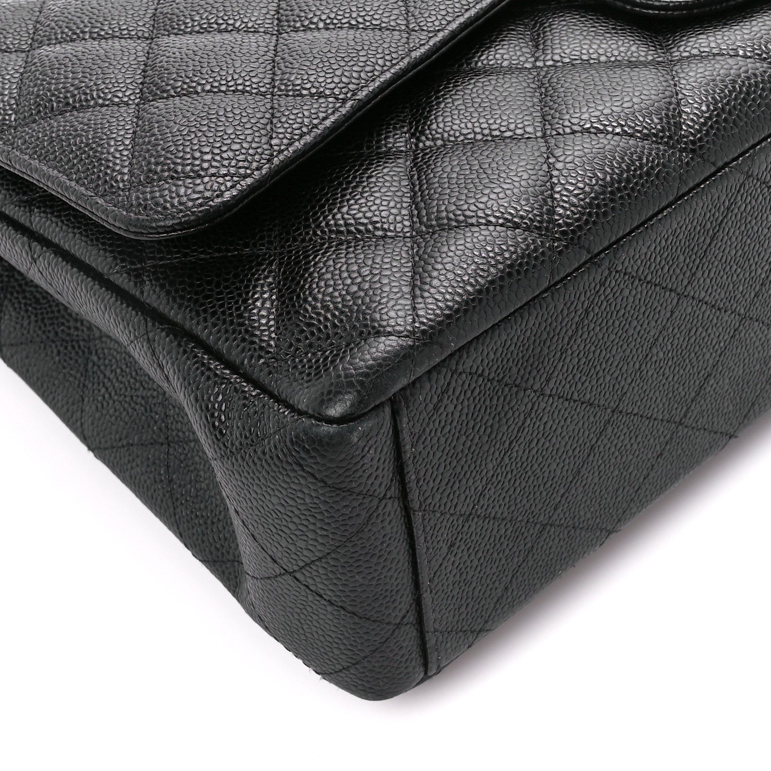 Chanel Caviar Quilted Maxi Double Flap Black 10 of 11