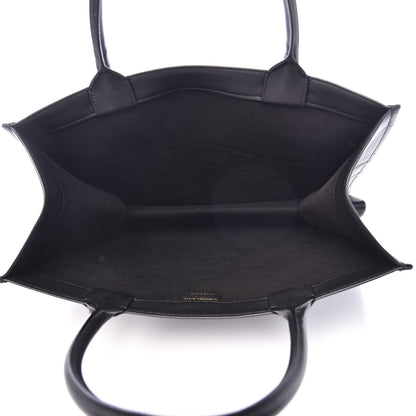 Christian Dior Calfskin Embossed Medium Book Tote Black 5 of 10