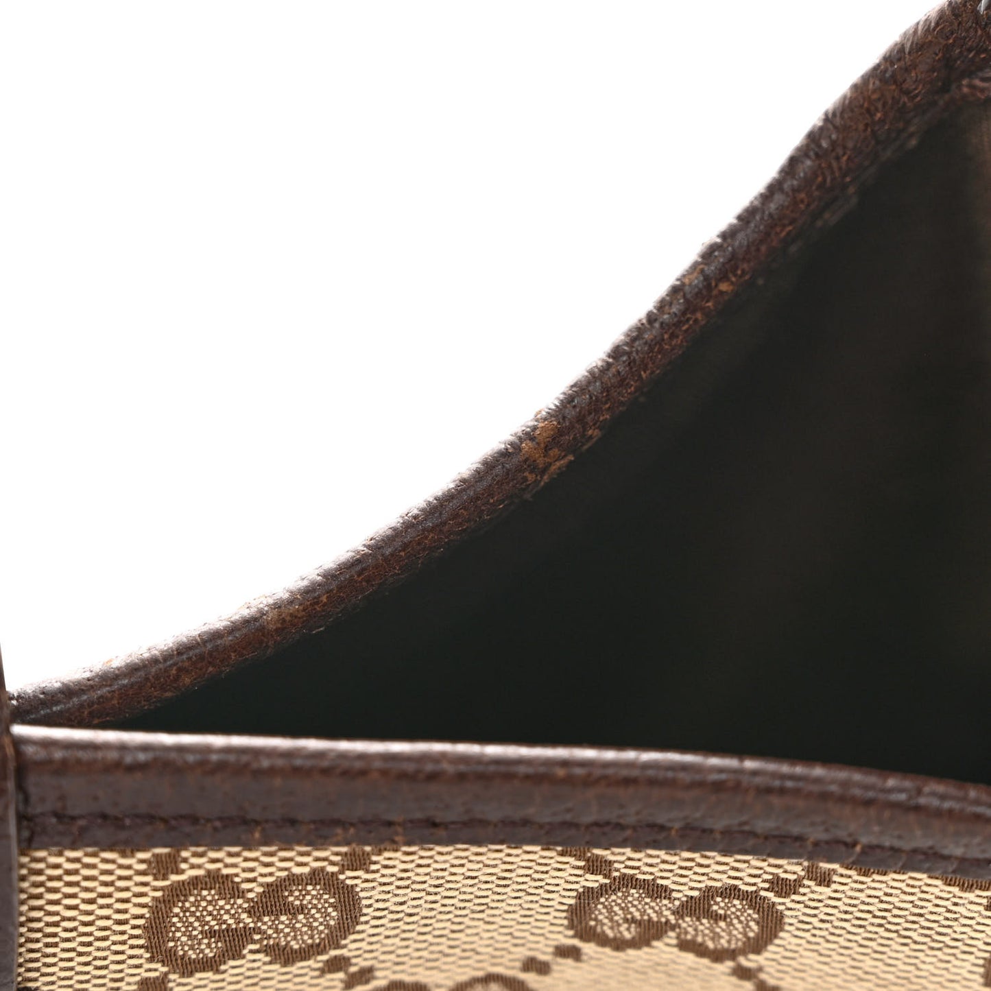 GG Supreme Monogram Azalea Calfskin Web Medium Jackie 1961 Hobo Beige Ebony Brown Sugar