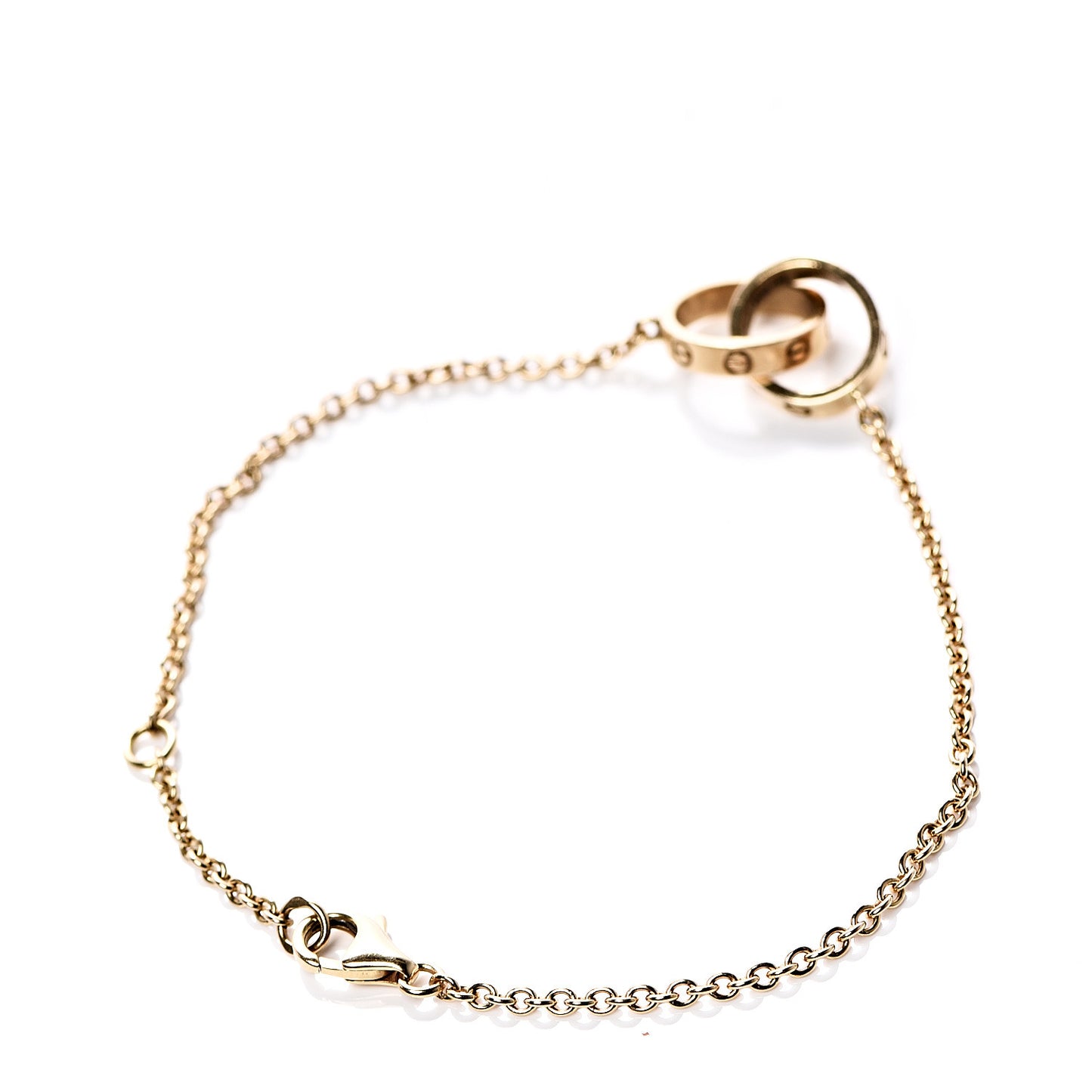 18K Yellow Gold Interlocking LOVE Bracelet