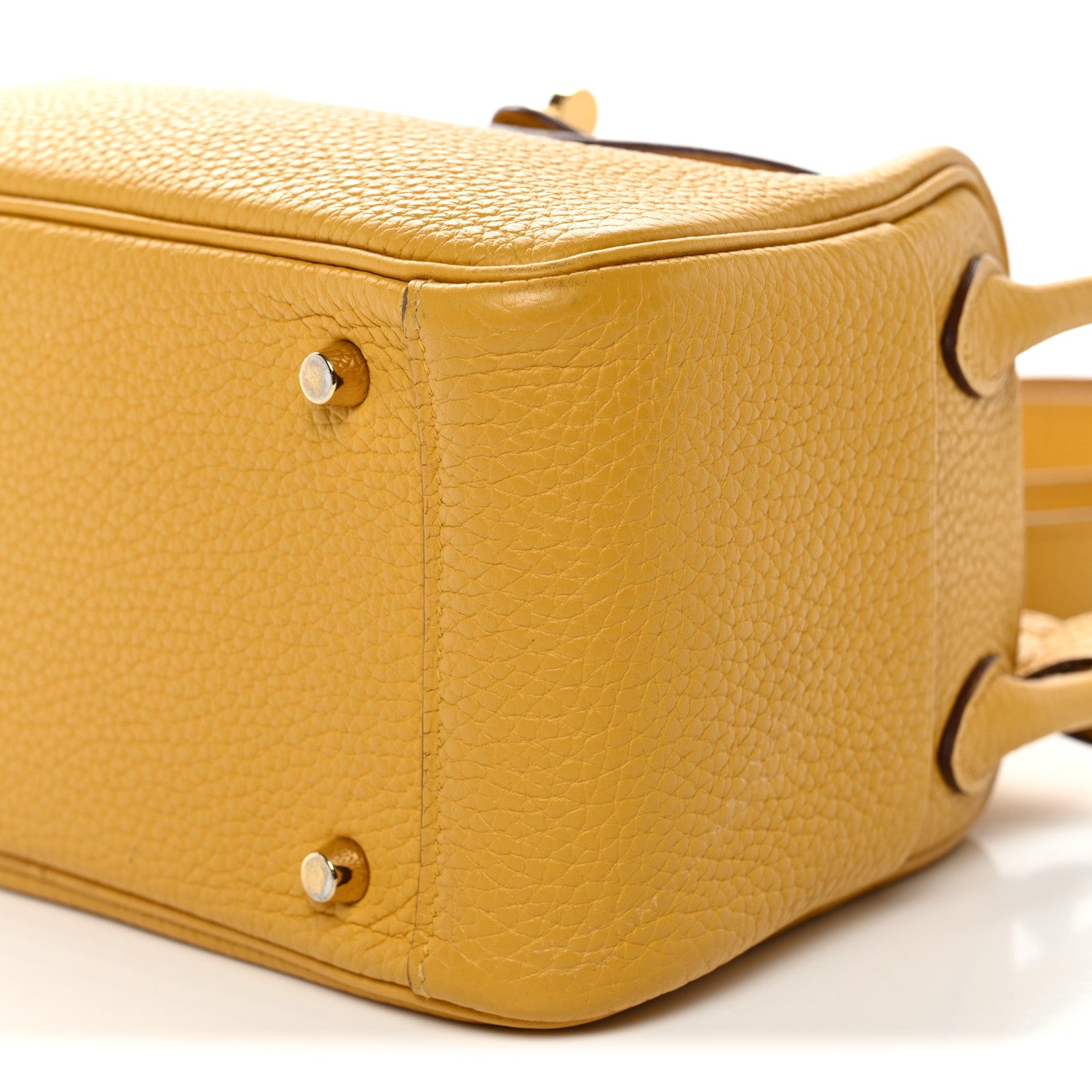 Hermes Taurillon Clemence Mini Lindy 20 Sun 10 of 11
