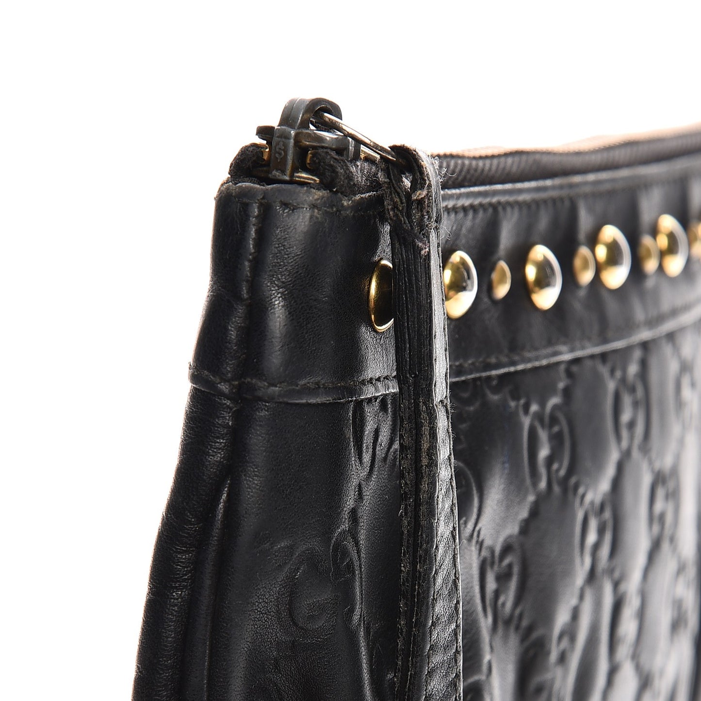 Guccissima Babouska Wristlet Black
