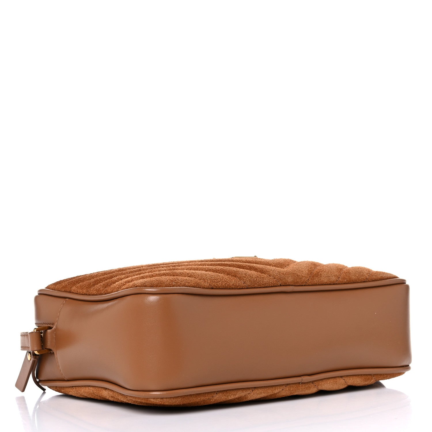 Saint Laurent Suede Matelasse Monogram Lou Camera Bag Cinnamon 4 of 9