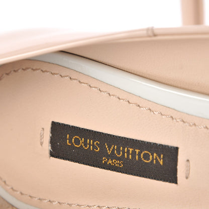 Louis Vuitton Patent Calfskin Eyeline Pumps 38 Nude 8 of 11