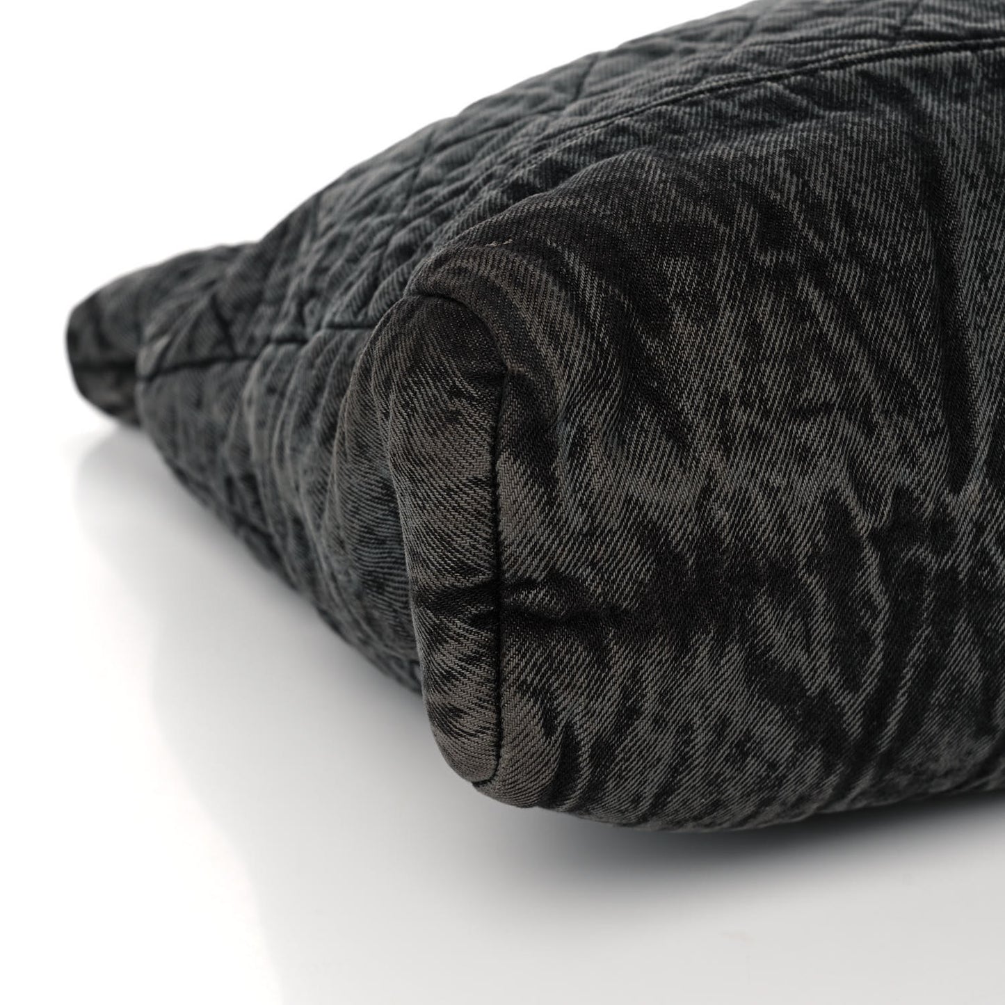 Denim Quilted 31 Denimpression Shopping Bag Grey Black