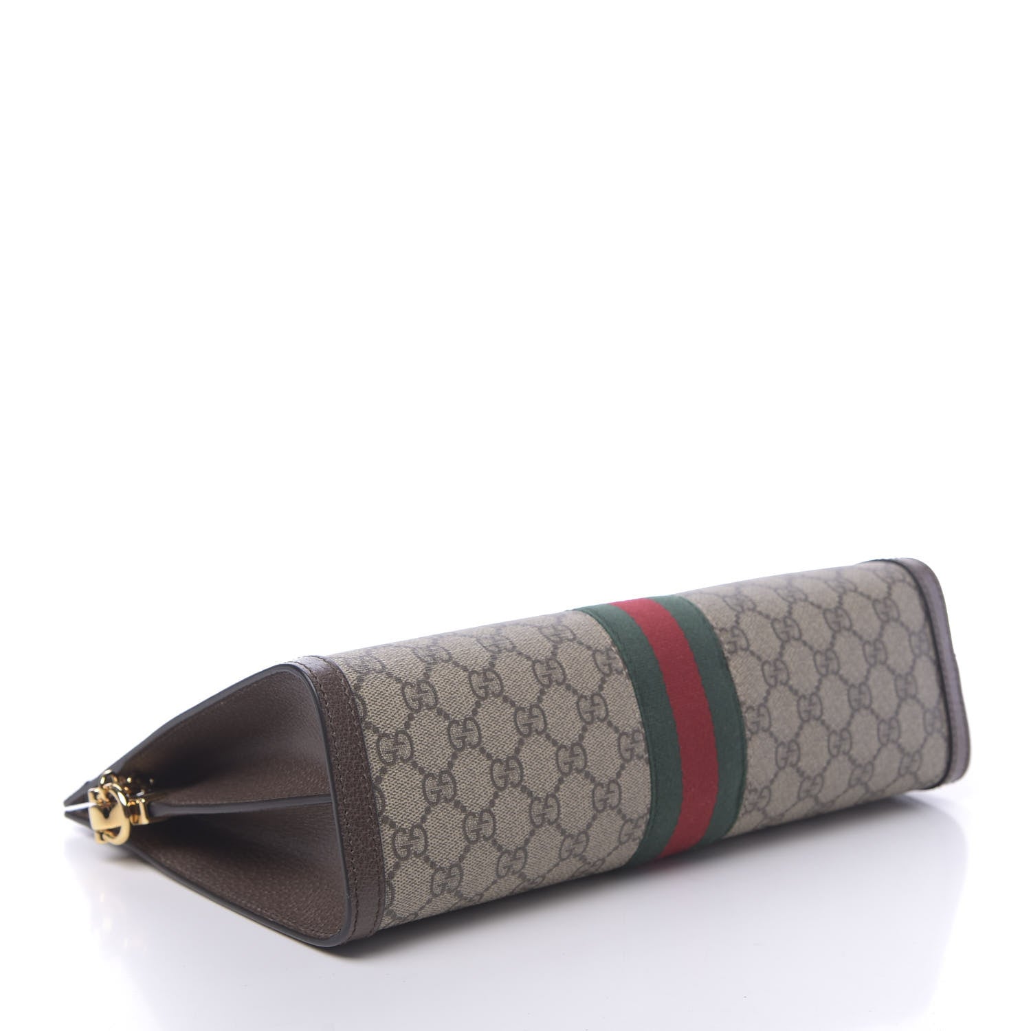 Gucci GG Supreme Monogram Web Medium Ophidia Chain Shoulder Bag Brown 4 of 10