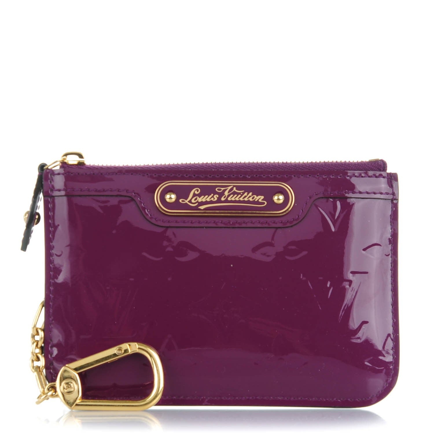 Louis Vuitton Vernis Key Pouch Amethyste 1 of 7
