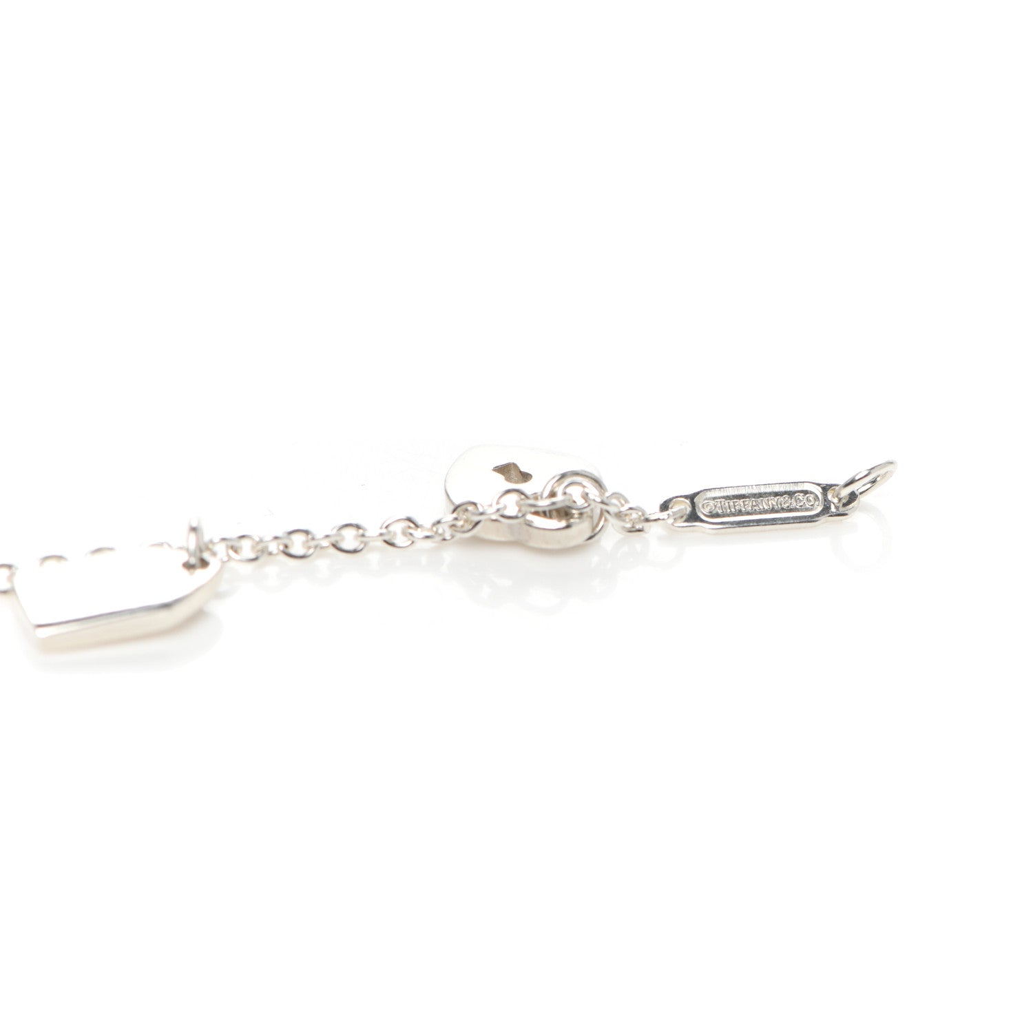Tiffany Sterling Silver Enamel Love Notes Charm Bracelet Blue 4 of 5