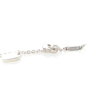 Tiffany Sterling Silver Enamel Love Notes Charm Bracelet Blue 4 of 5