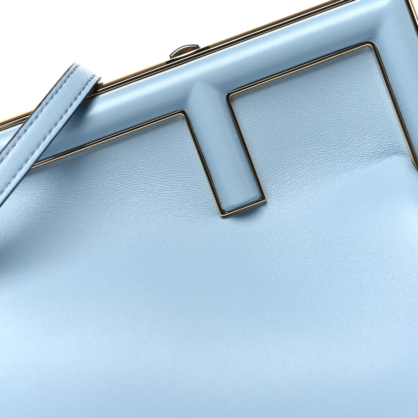 Shiny Nappa Small Fendi First Azzurro Baby