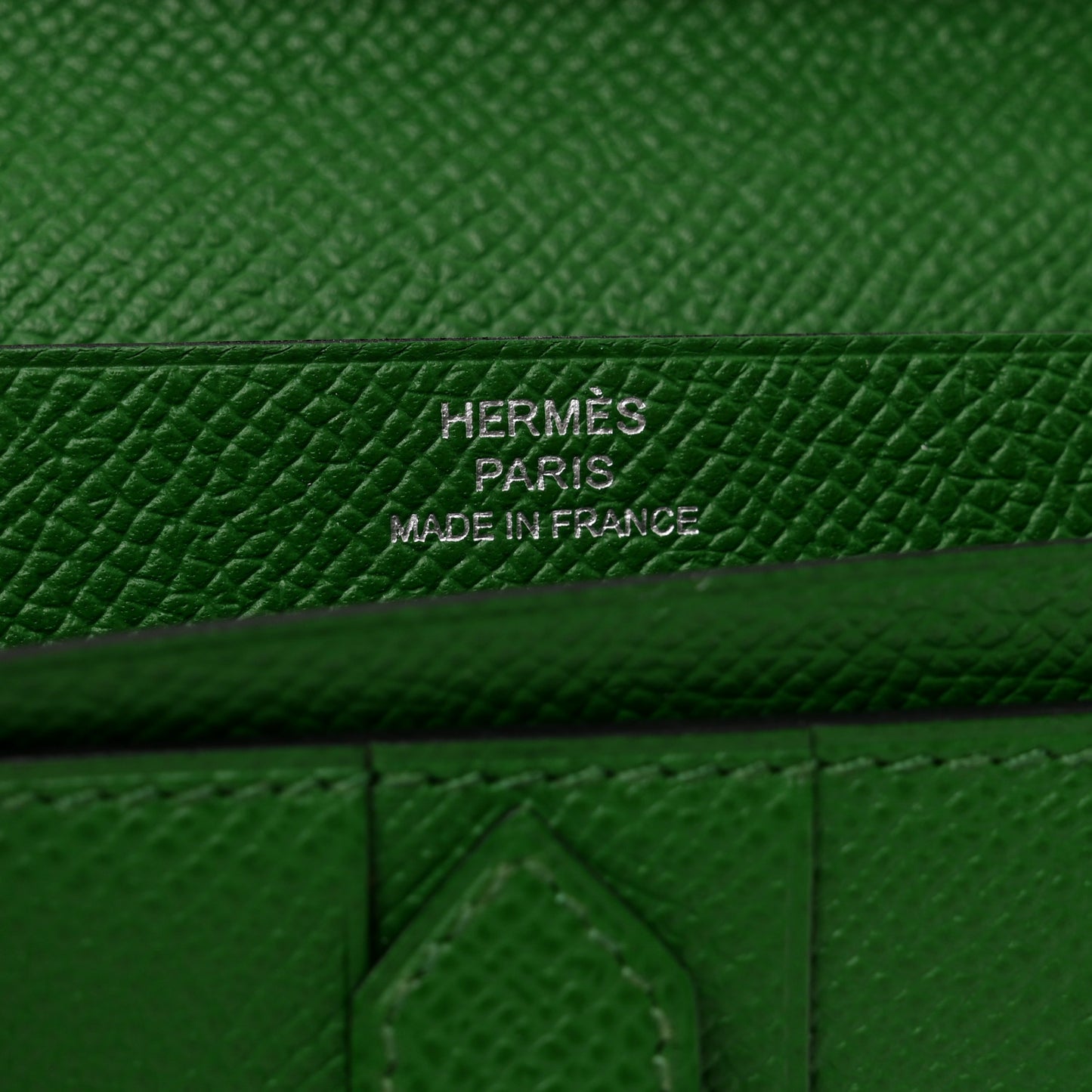 Epsom Bearn Gusset Wallet Vert Bengale