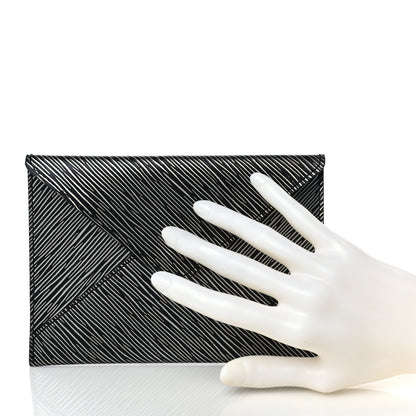 Louis Vuitton Metallic Epi Medium Kirigami Pochette Insert Platine 2 of 6