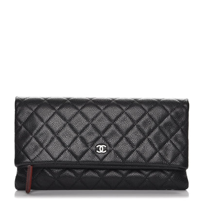 Chanel Caviar Quilted CC Beauty Clutch Black 1 of 7