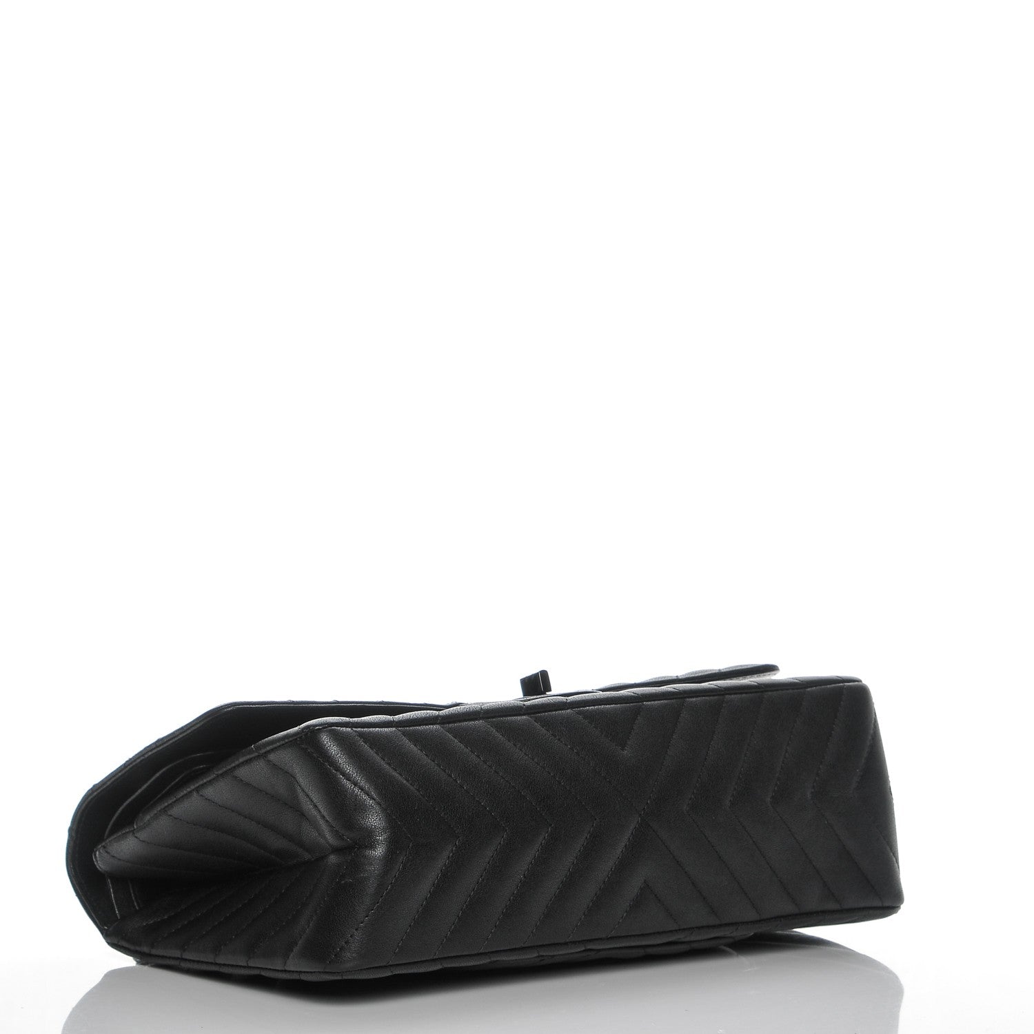 Chanel Sheepskin Chevron Quilted 2.55 Reissue 226 Flap So Black 4 of 8