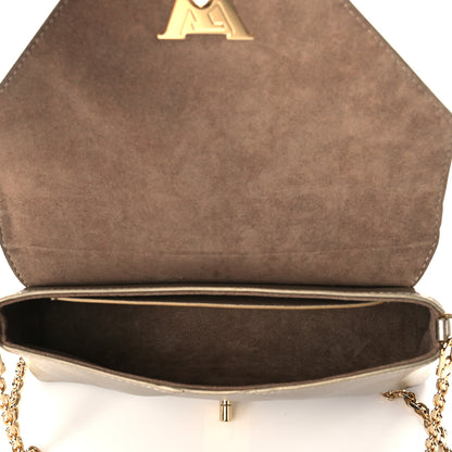 Louis Vuitton Metallic Calfskin Love Note Gold Silver 5 of 10