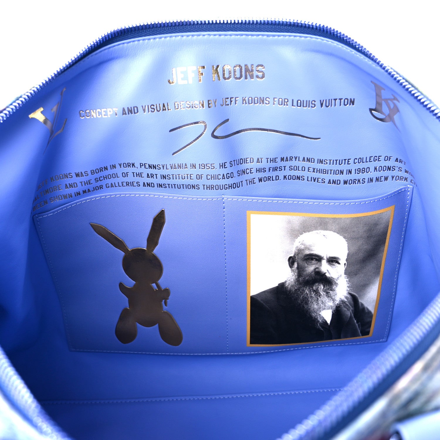 Louis Vuitton Masters Monet Keepall Bandouliere 50 6 of 18