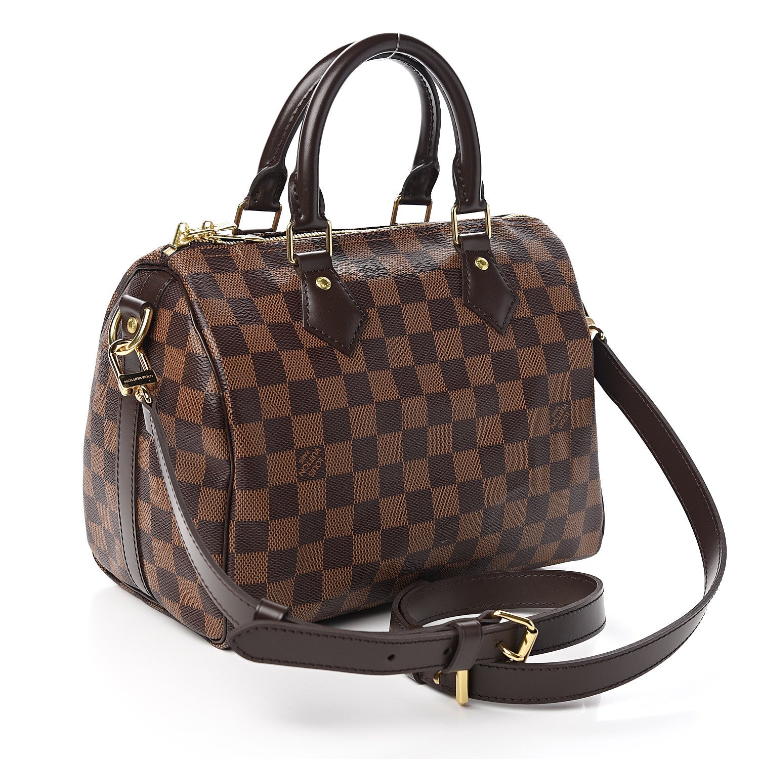 Louis Vuitton Damier Ebene Speedy Bandouliere 25 2 of 9