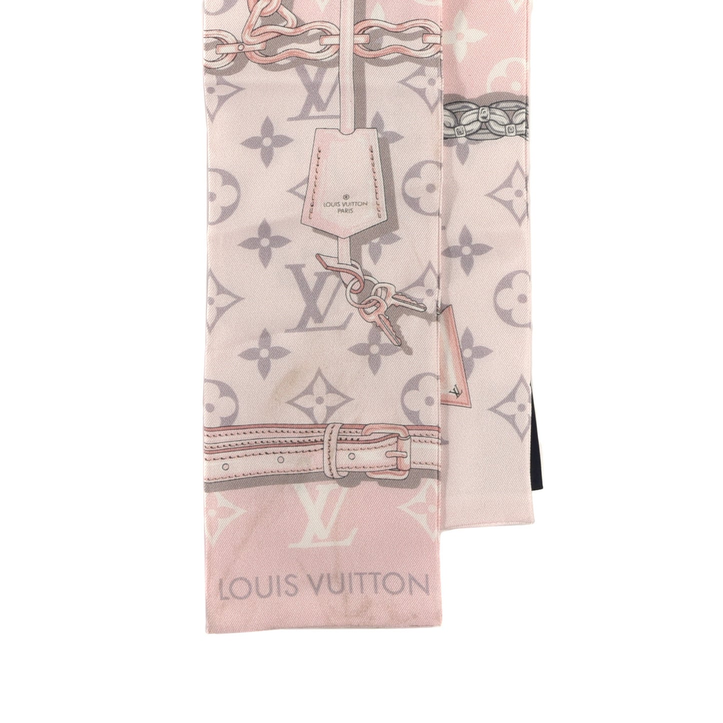 Silk Monogram Confidential Bandeau Light Pink