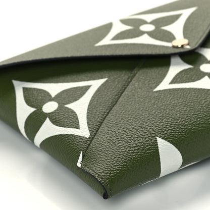 Louis Vuitton Monogram Giant Large Kirigami Pochette Kaki 7 of 8
