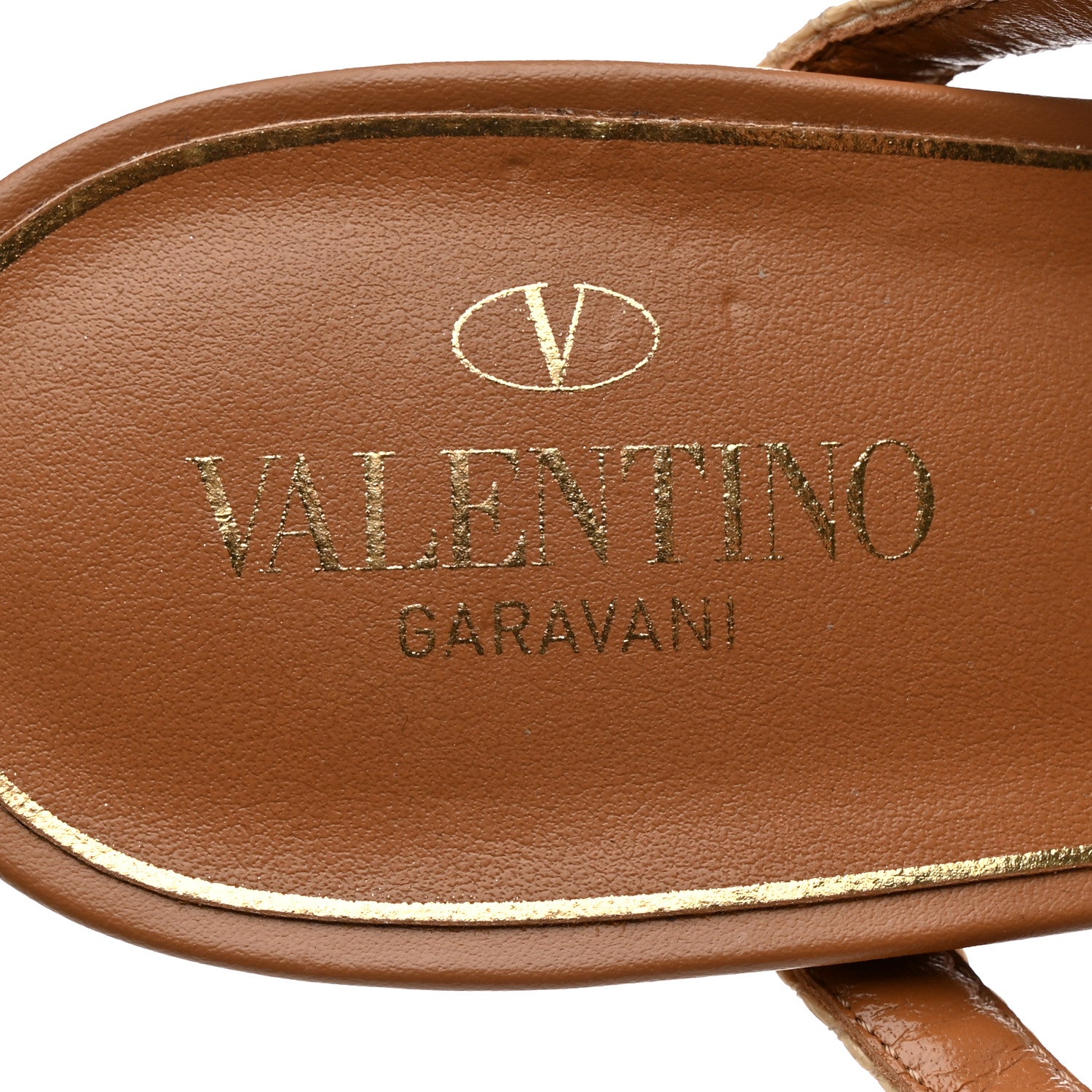 Valentino Garavani Raffia Calfskin Rockstud 60mm Caged Slide Sandals 39.5 Naturale 7 of 8