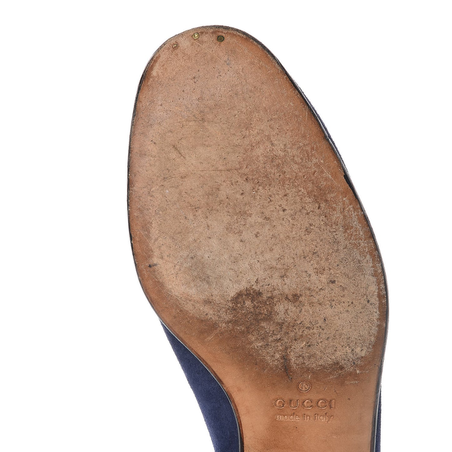 Suede Mens Horsebit Loafers 8.5 Blue Beige