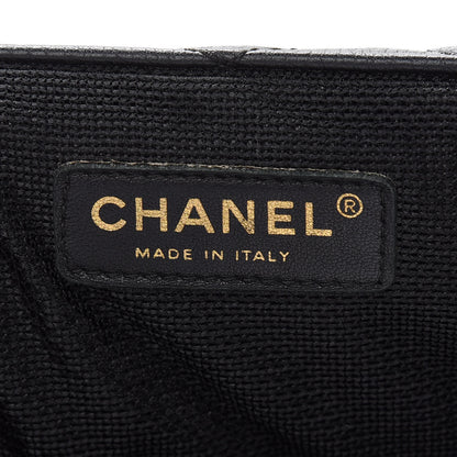 Chanel Calfskin Quilted XXL Travel Flap Bag Black 6 of 10