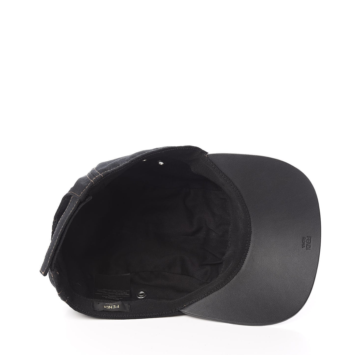 Canvas Vitello FF Baseball Hat Black