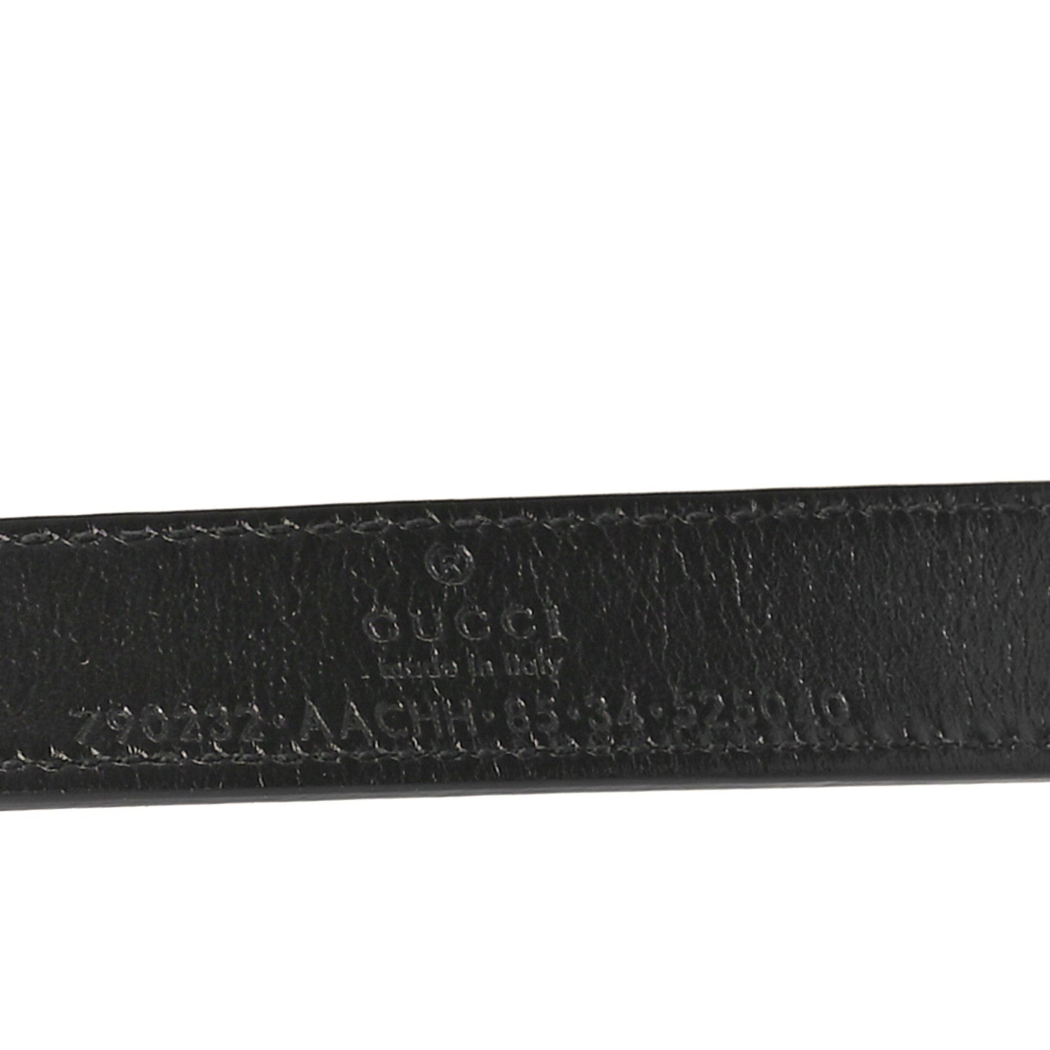 Gucci Calfskin Double G Buckle 20mm Belt 85 34 Black 3 of 3