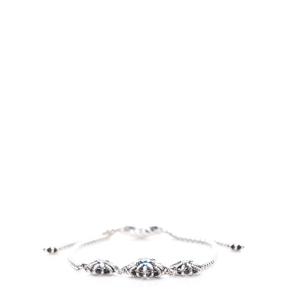 David Yurman Sterling Silver Blue Topaz Starburst Bracelet 1 of 7