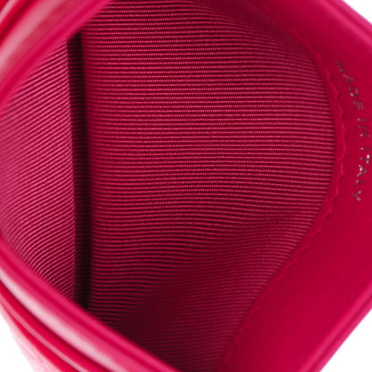 Chanel Lambskin Quilted Card Holder Fuchsia 5 of 8