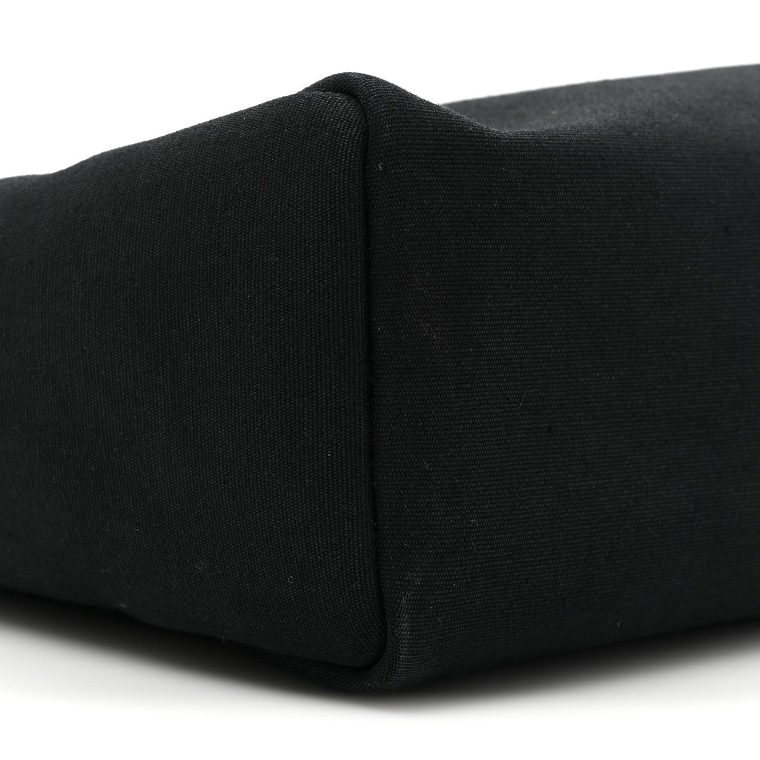 Hermes Toile Vache Calfskin Herbag 30 PM Black Natural 8 of 17