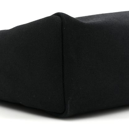 Hermes Toile Vache Calfskin Herbag 30 PM Black Natural 8 of 17
