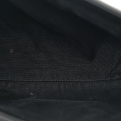 Saint Laurent Calfskin Y Quilted Monogram Monochrome Medium Loulou Chain Satchel Black 5 of 15