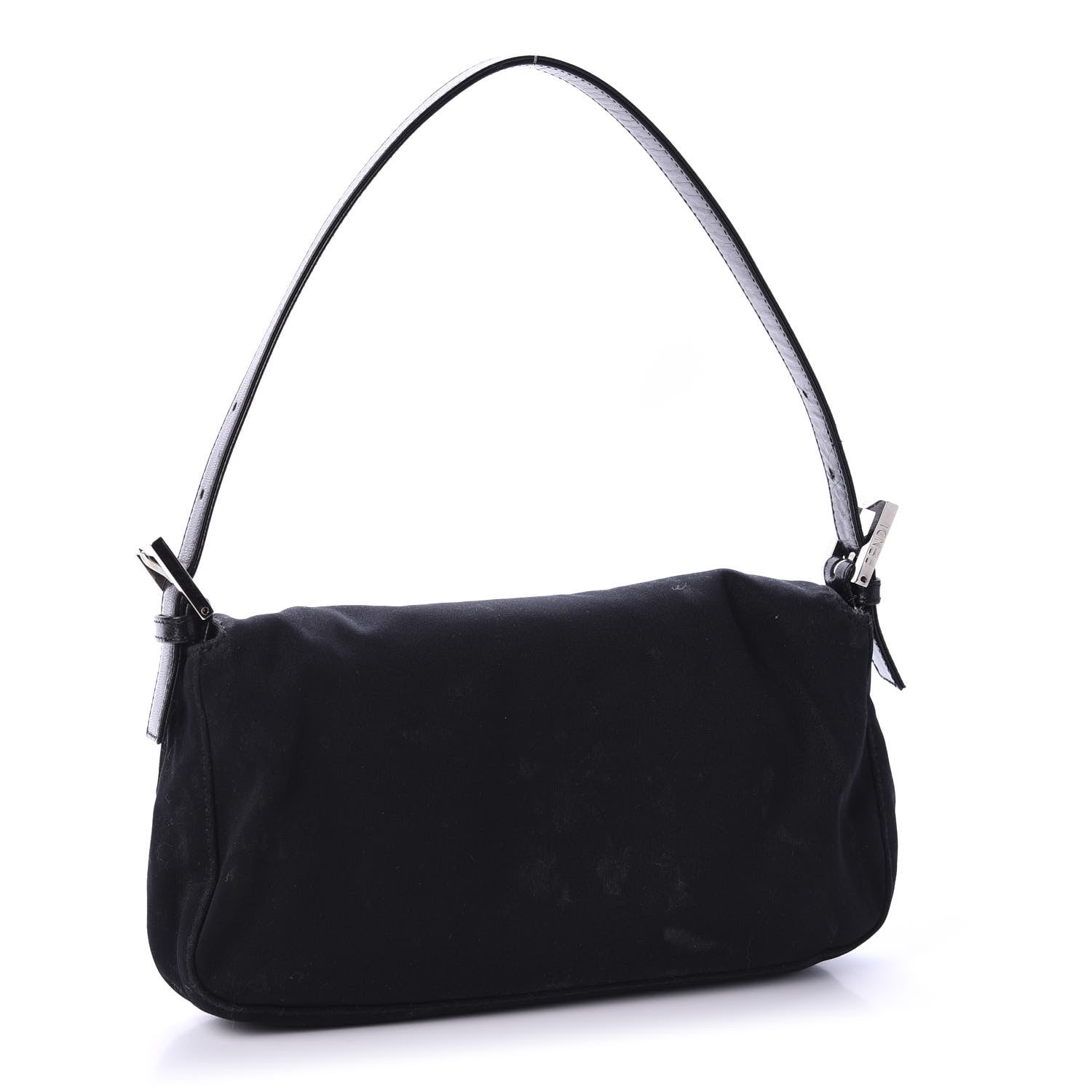 Fendi Satin Baguette Black 3 of 15