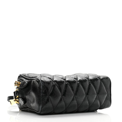 Miu Miu Vitello Shine Quilted Camera Bag Black 4 of 10