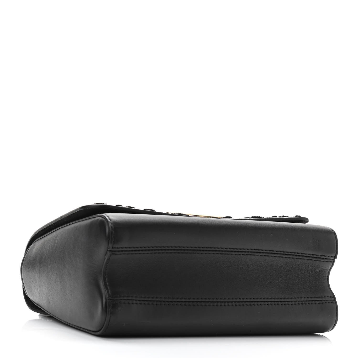 Louis Vuitton Calfskin Since 1854 Embroidered Twist MM Black 4 of 9