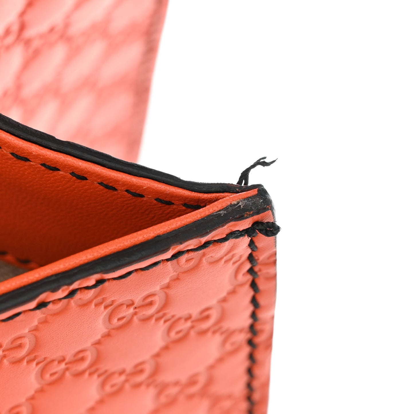 Microguccissima Medium Emily Chain Shoulder Bag Sun Orange