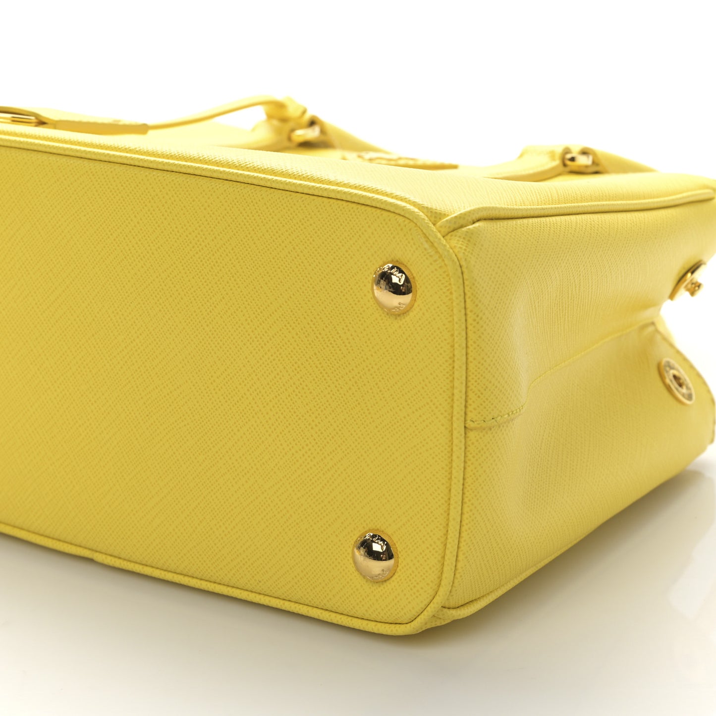 Saffiano Small Galleria Double Zip Tote Soleil