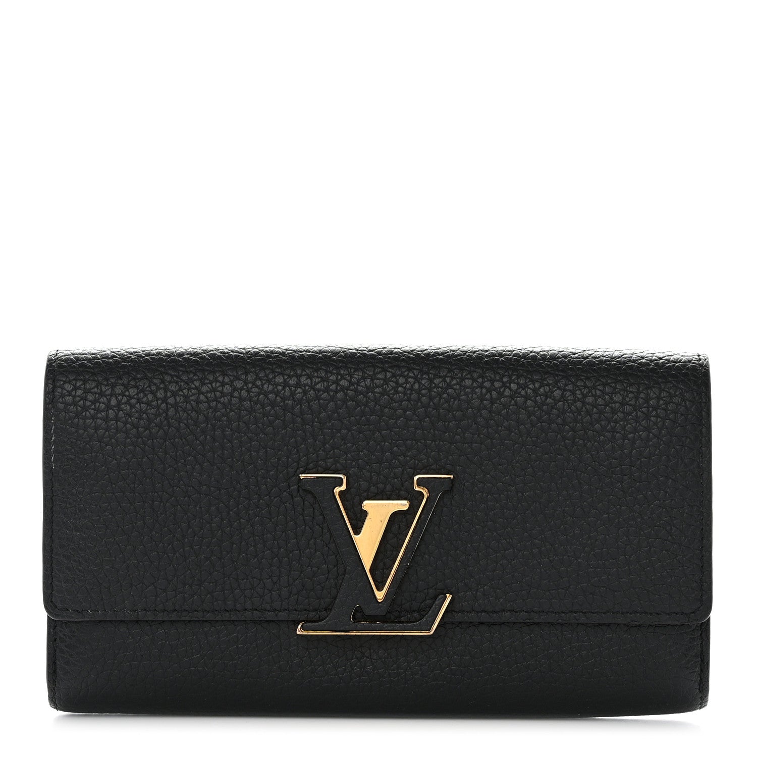 Louis Vuitton Taurillon Capucines Wallet Black 1 of 8