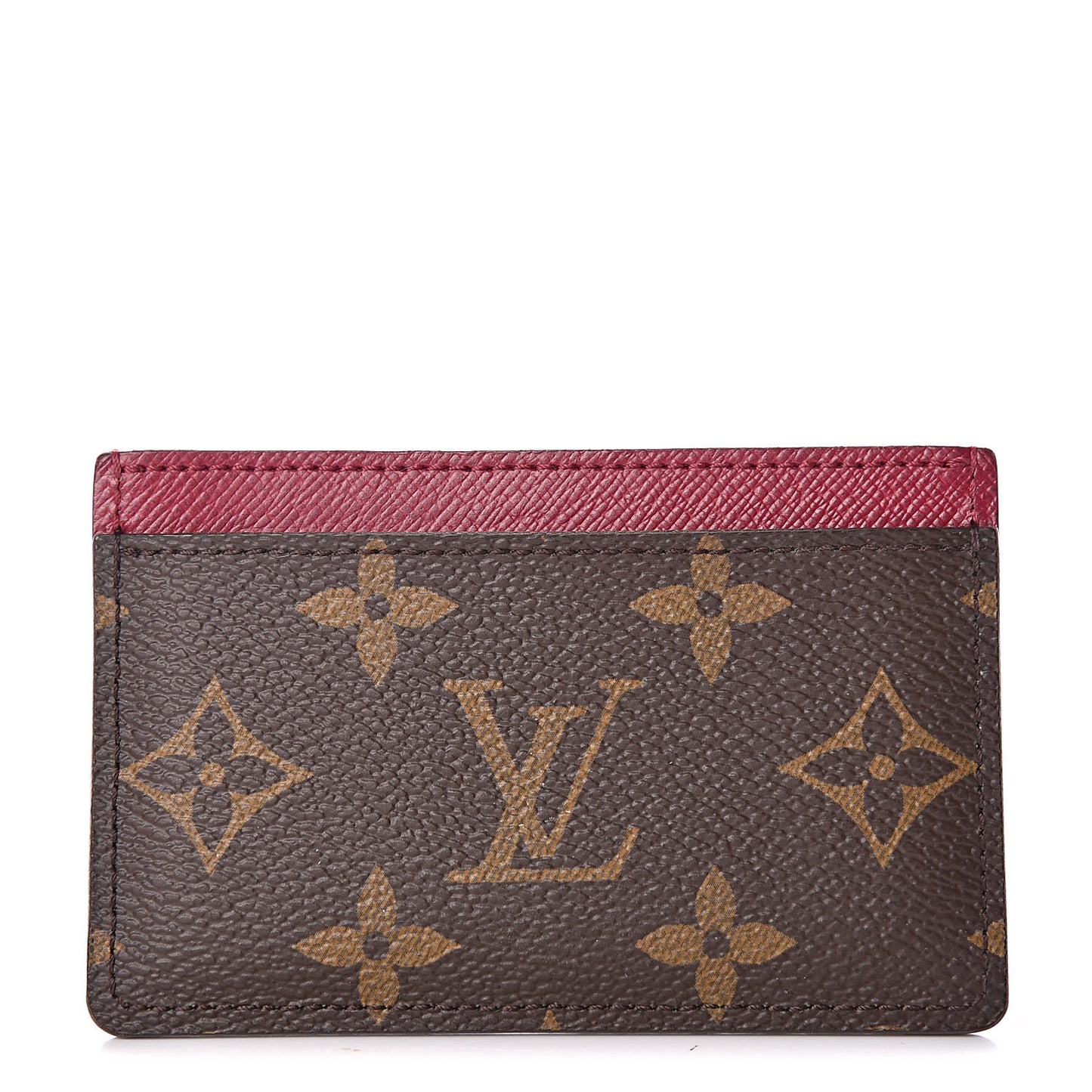 Monogram Card Holder Fuchsia