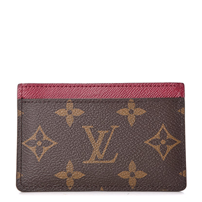 Louis Vuitton Monogram Card Holder Fuchsia 1 of 8