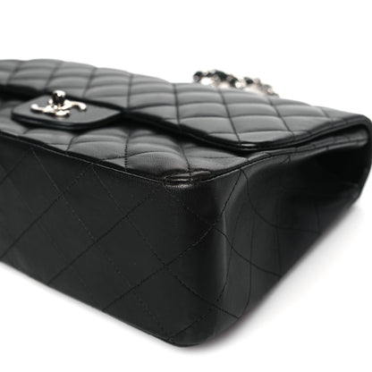 Chanel Lambskin Quilted Jumbo Single Flap Black 10 of 10