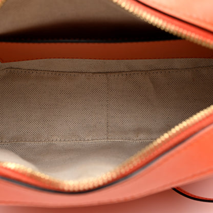 Gucci Calfskin GG Matelasse Shoulder Bag Spring Orange Natural 5 of 10