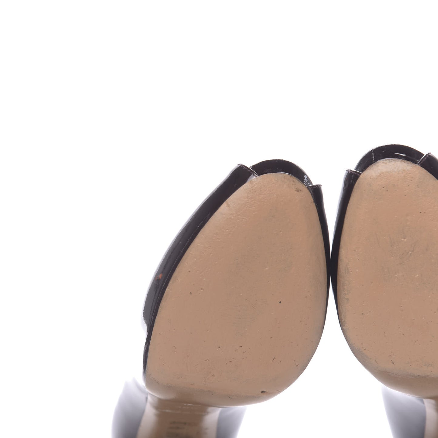 Patent Calfskin Oh Really Peep Toe Pumps 39.5 Amarante