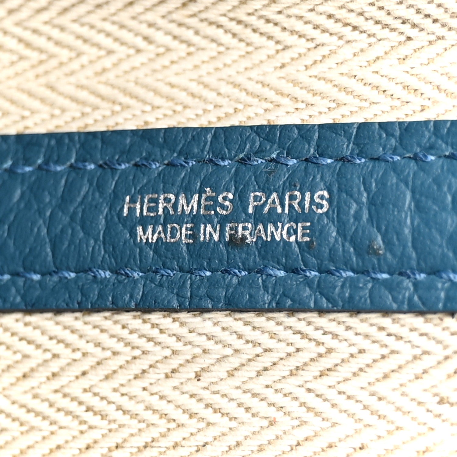 Hermes Negonda Garden Party 36 MM Bleu Brighton 6 of 12