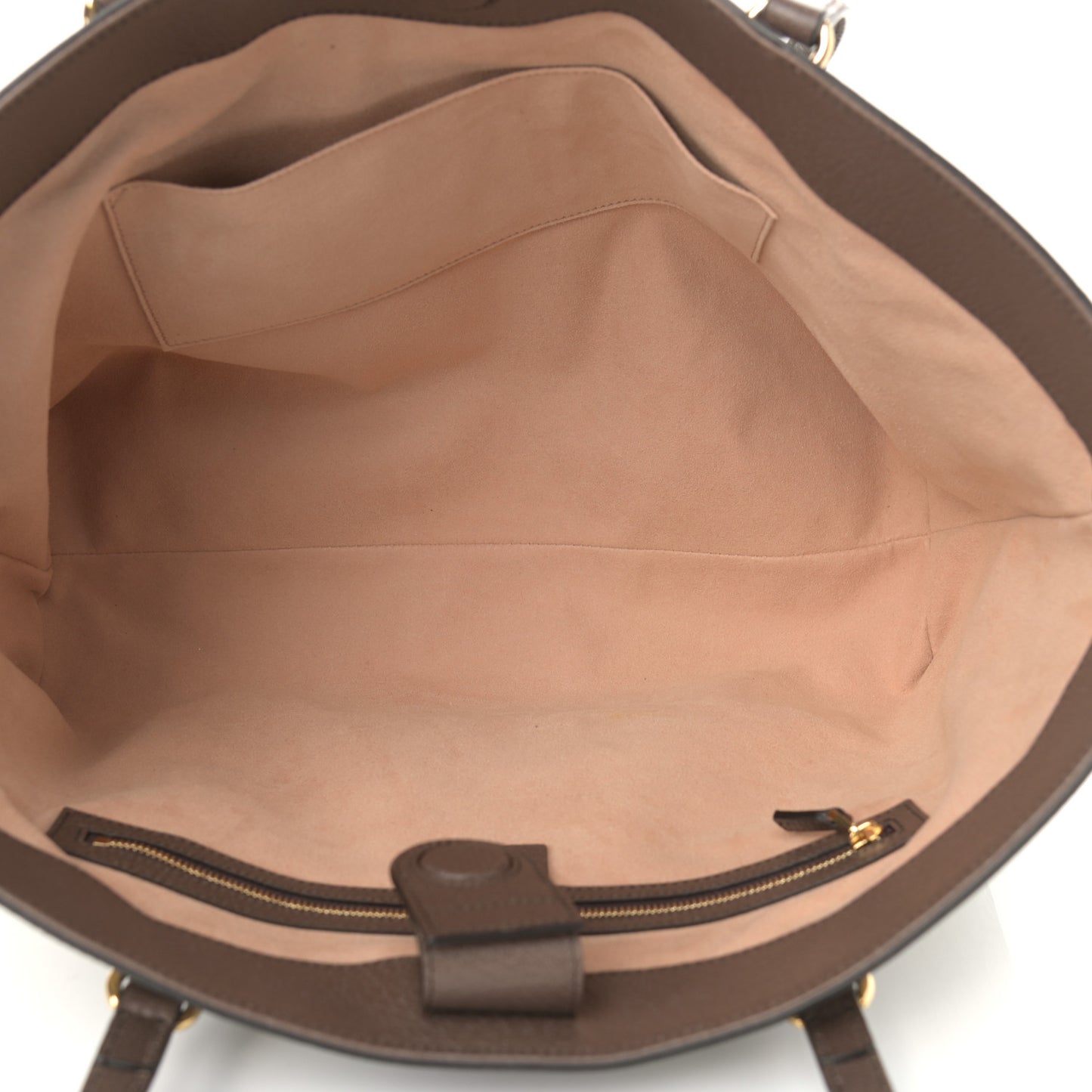 GG Supreme Monogram Medium Ophidia Shopping Tote Brown