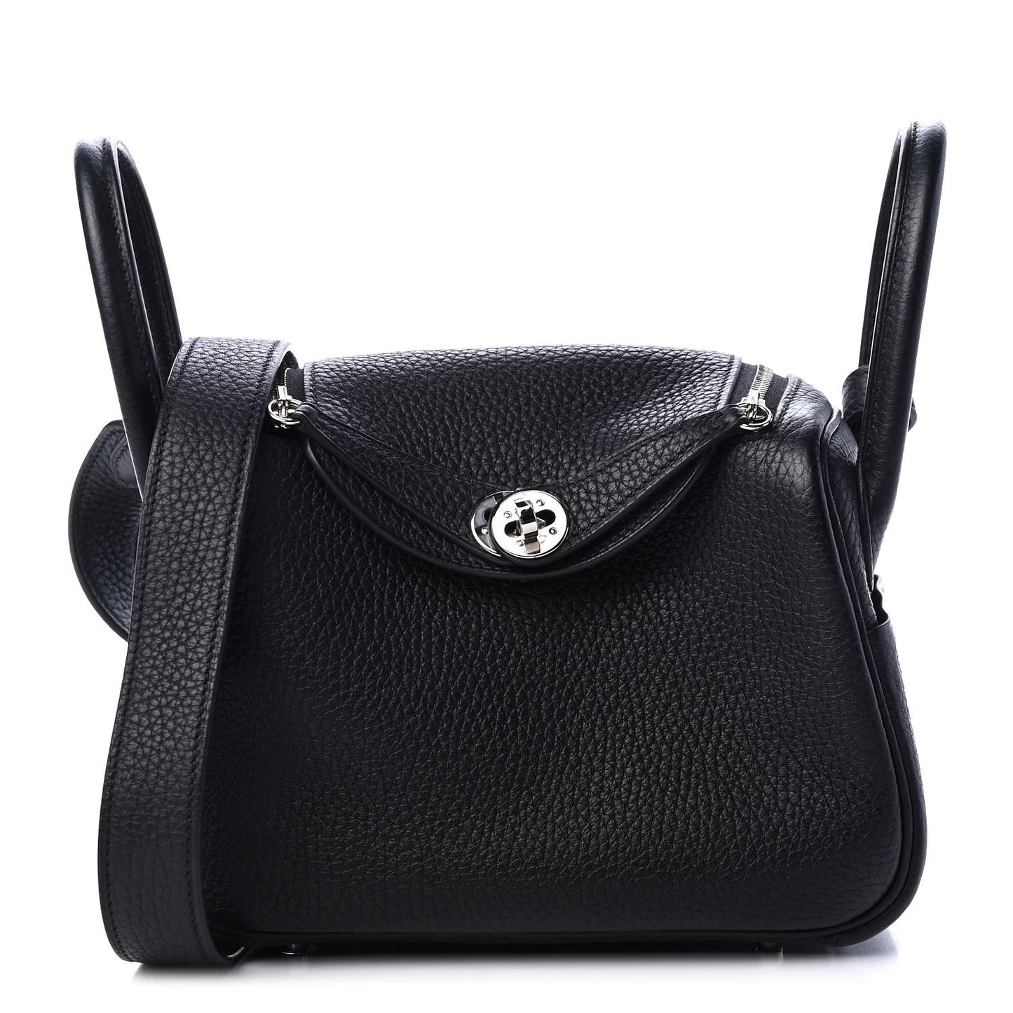 Taurillon Clemence Mini Lindy 20 Black